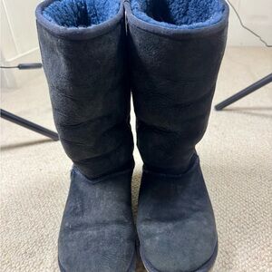 UGG navy Suede Boots